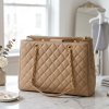 Aurora Luxe Quilted Tote Bag